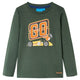 Vidaxl kindershirt met lange mouwen 128 donkergroen
