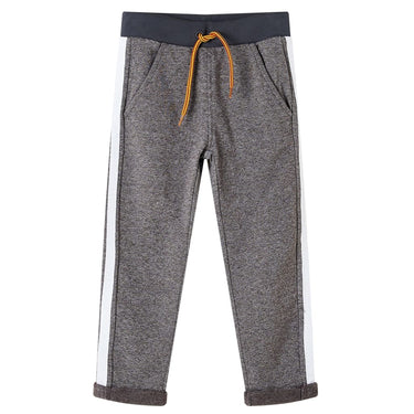 Vidaxl kinderjoggingbroek 116 gemêleerd donkergrijs
