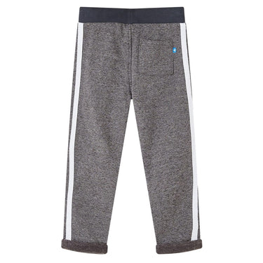 Vidaxl kinderjoggingbroek 116 gemêleerd donkergrijs