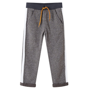 Vidaxl kinderjoggingbroek 140 gemêleerd donkergrijs
