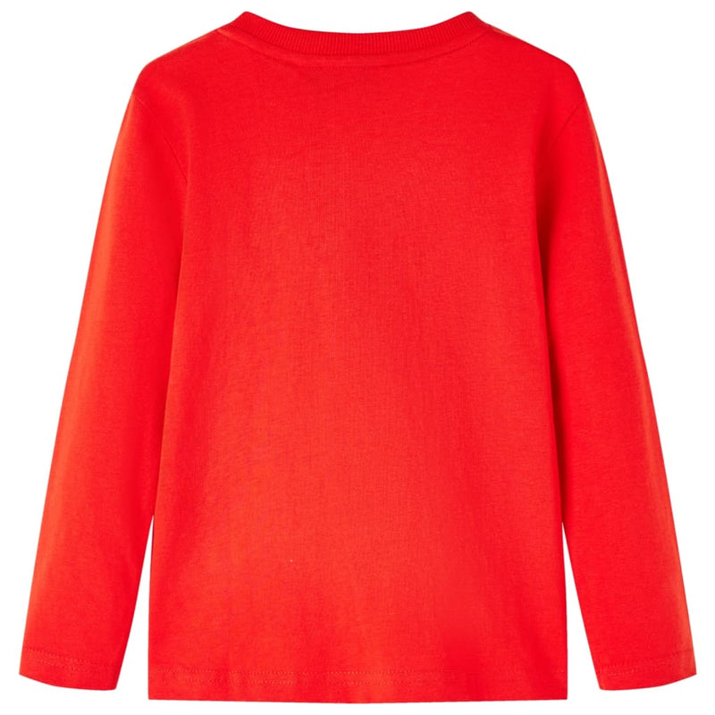Load image into Gallery viewer, VidaXL Kindershirt met lange mouwen 92 rood
