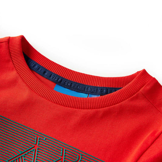 VidaXL Kindershirt met lange mouwen 92 rood