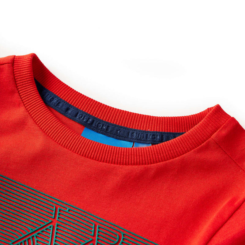 Load image into Gallery viewer, VidaXL Kindershirt met lange mouwen 140 rood
