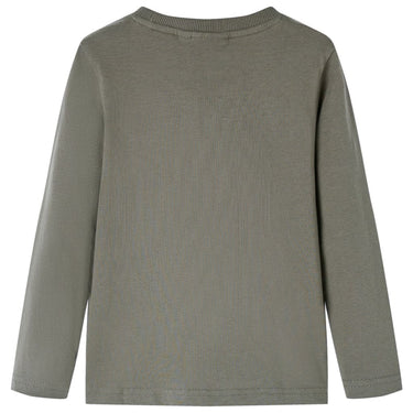 Vidaxl kindershirt met lange mouwen 104 kakikleurig