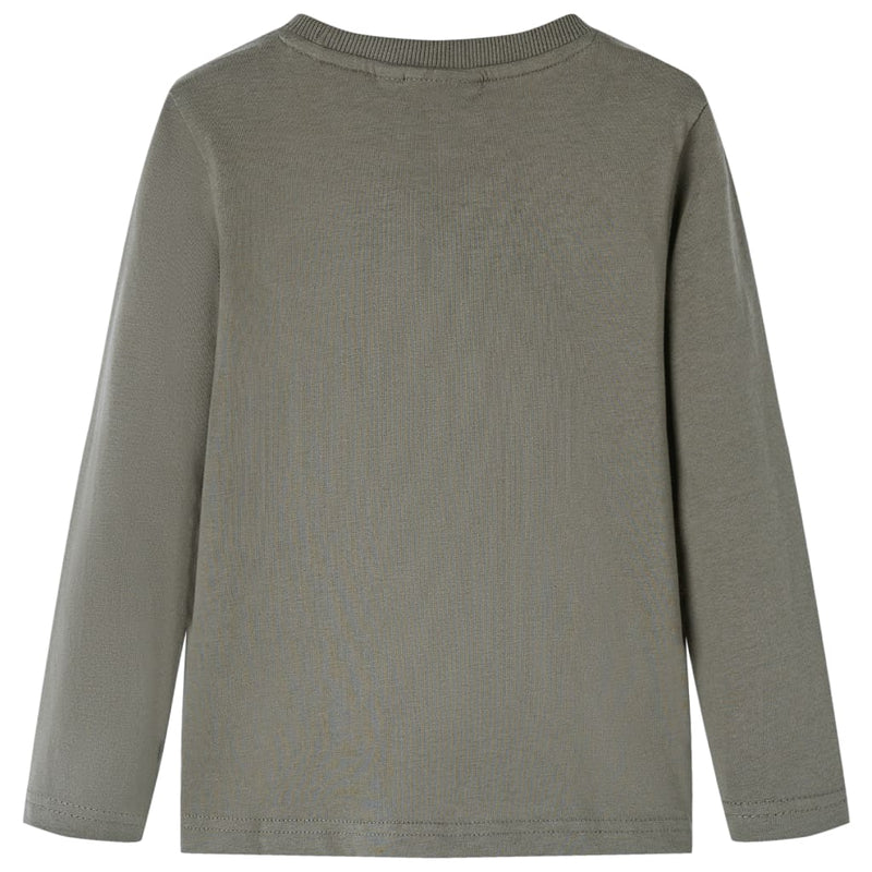 Load image into Gallery viewer, Vidaxl kindershirt met lange mouwen 116 kakikleurig
