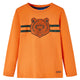 Vidaxl kindershirt met lange mouwen 104 donkeroranje
