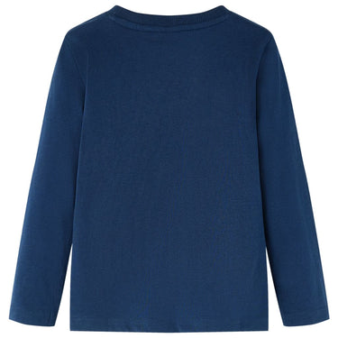 Vidaxl kindershirt met lange mouwen 104 marineblauw