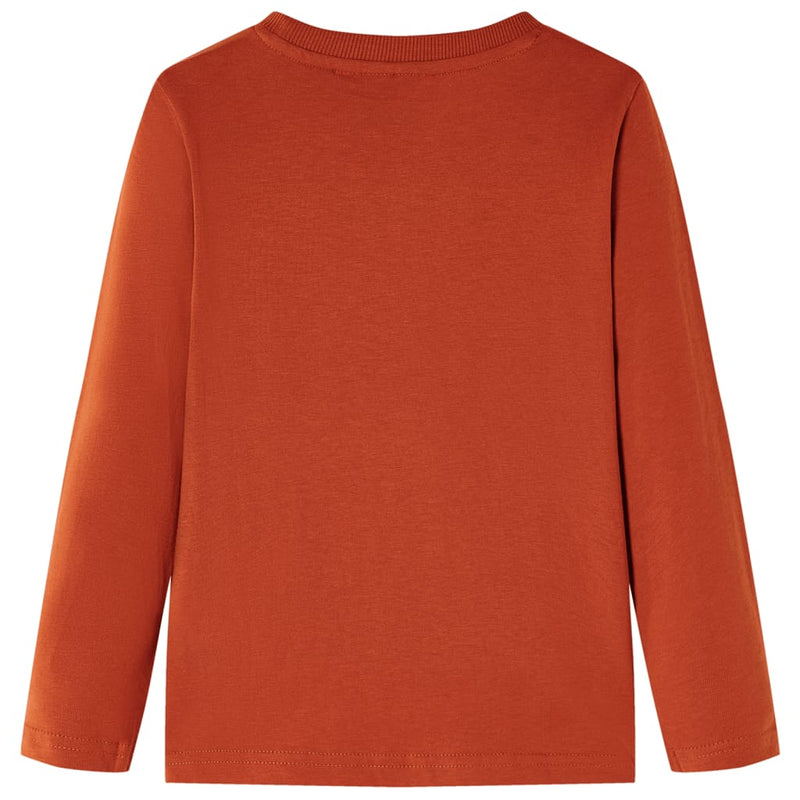 Load image into Gallery viewer, Vidaxl kindershirt met lange mouwen 140 lichtroestkleurig
