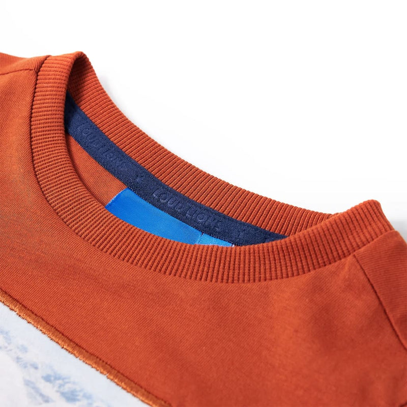 Load image into Gallery viewer, Vidaxl kindershirt met lange mouwen 140 lichtroestkleurig
