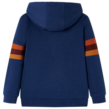 Vidaxl kindertrui met capuchon 116 marineblauw