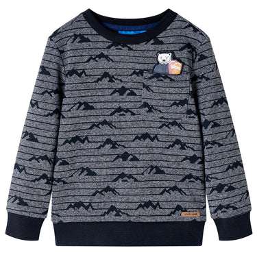 Vidaxl kindertrui 116 gemêleerd marineblauw