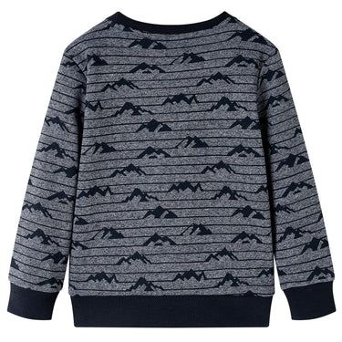 Vidaxl kindertrui 116 gemêleerd marineblauw