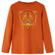 Vidaxl kindershirt met lange mouwen 116 lichtroestkleurig