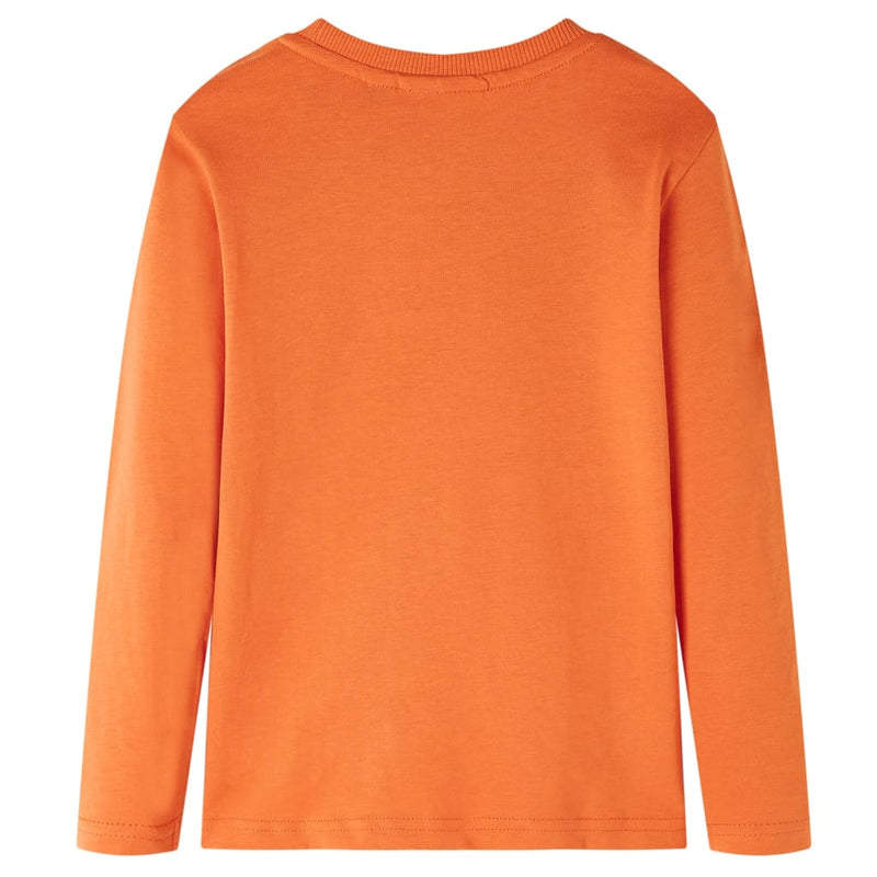 Load image into Gallery viewer, Vidaxl kindershirt met lange mouwen 104 donkeroranje
