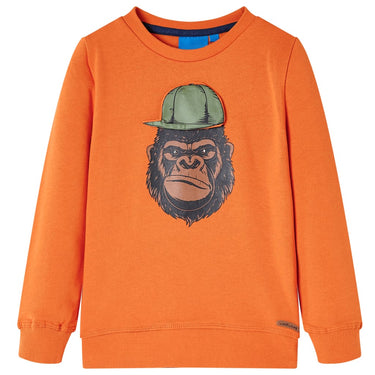 Vidaxl kindertrui 104 donkeroranje