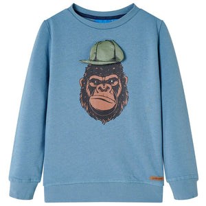 Vidaxl kindertrui 92 middelblauw