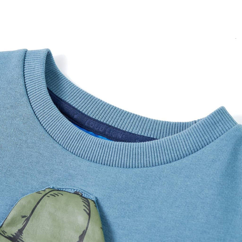 Load image into Gallery viewer, VidaXL Kindertrui 140 middelblauw
