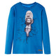 Vidaxl kindershirt met lange mouwen 104 petrol