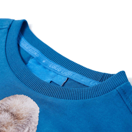 Vidaxl kindershirt met lange mouwen 116 petrol