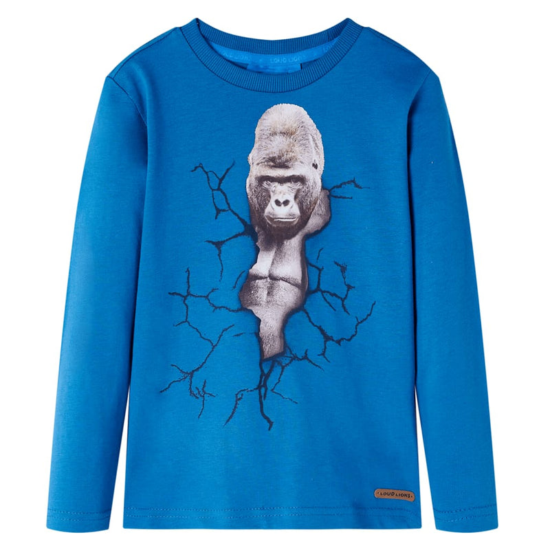 Load image into Gallery viewer, VidaXL Kindershirt met lange mouwen 140 petrol
