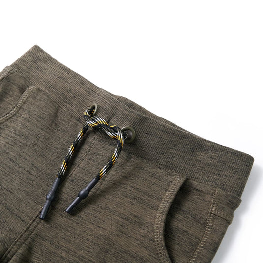Vidaxl kinderjoggingbroek 128 gemêleerd donker kaki
