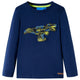 Vidaxl kindershirt met lange mouwen 116 marineblauw