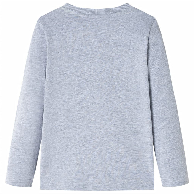 ギャラリービューアに画像をロードする, Vidaxl kindershirt met lange mouwen 104 gemêleerd grijs
