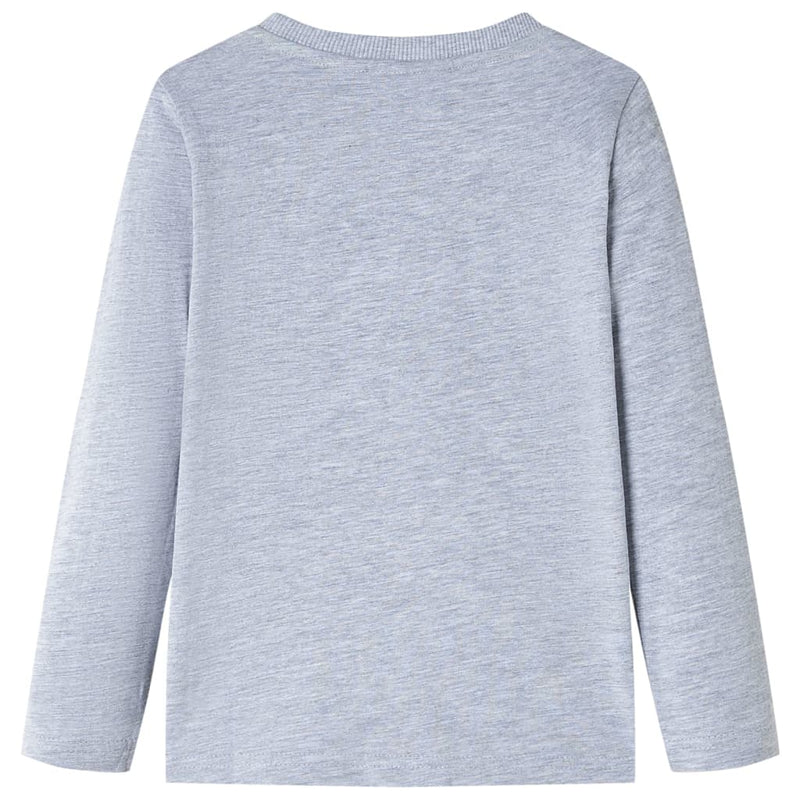 ギャラリービューアに画像をロードする, Vidaxl kindershirt met lange mouwen 116 gemêleerd grijs
