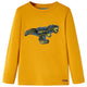 Vidaxl kindershirt met lange mouwen 116 okerkleurig