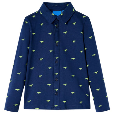 Vidaxl kindershirt 92 marineblauw