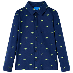 Vidaxl kindershirt 104 marineblauw