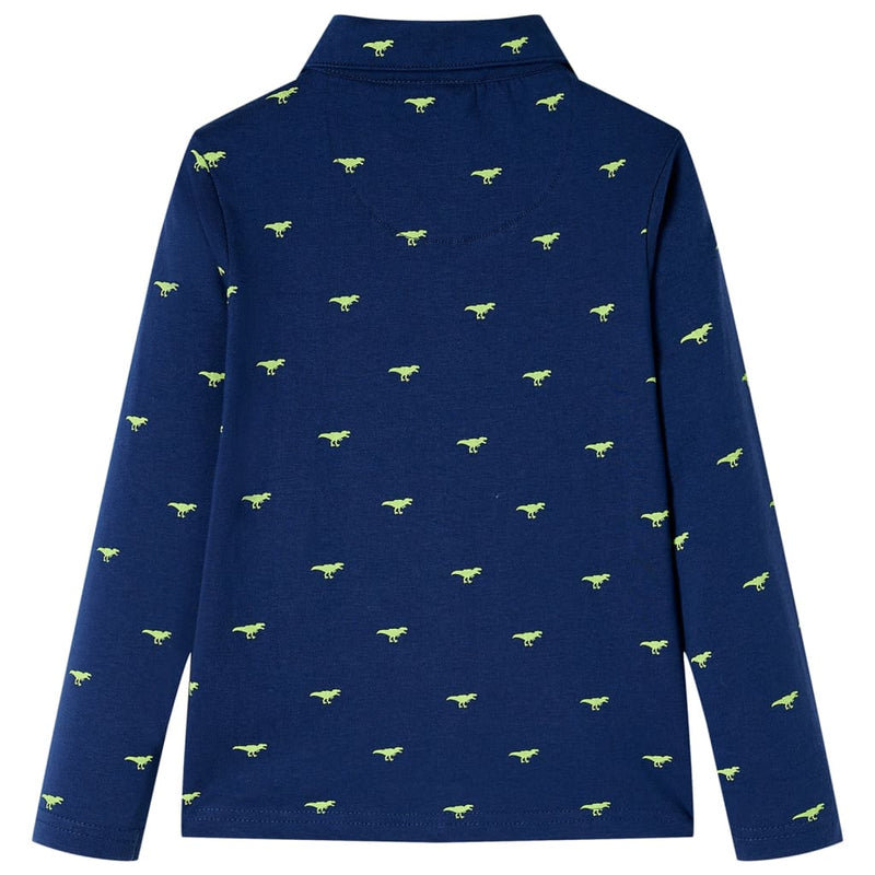 Afbeelding laden in galerijviewer, VidaXL Kindershirt 128 marineblauw
