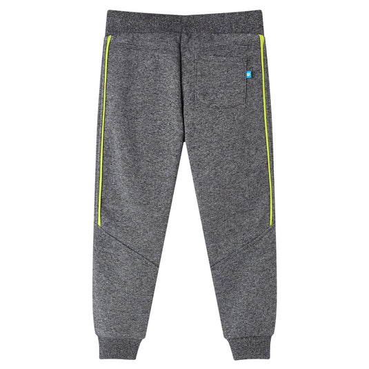 VidaXL Kinderjoggingbroek 116 gemêleerd grijs