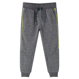 Vidaxl kinderjoggingbroek 128 gemêleerd grijs