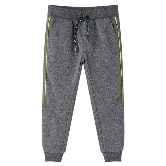 Vidaxl kinderjoggingbroek 128 gemêleerd grijs