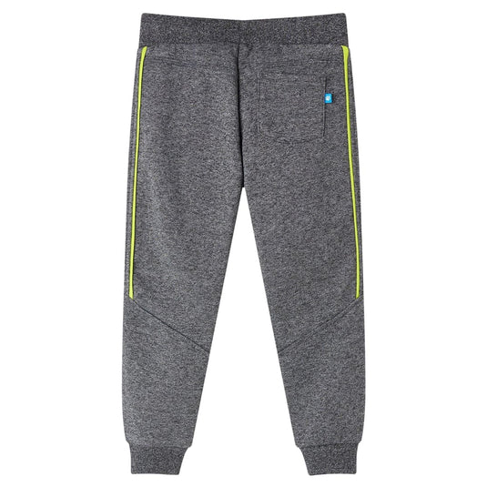 Vidaxl kinderjoggingbroek 128 gemêleerd grijs