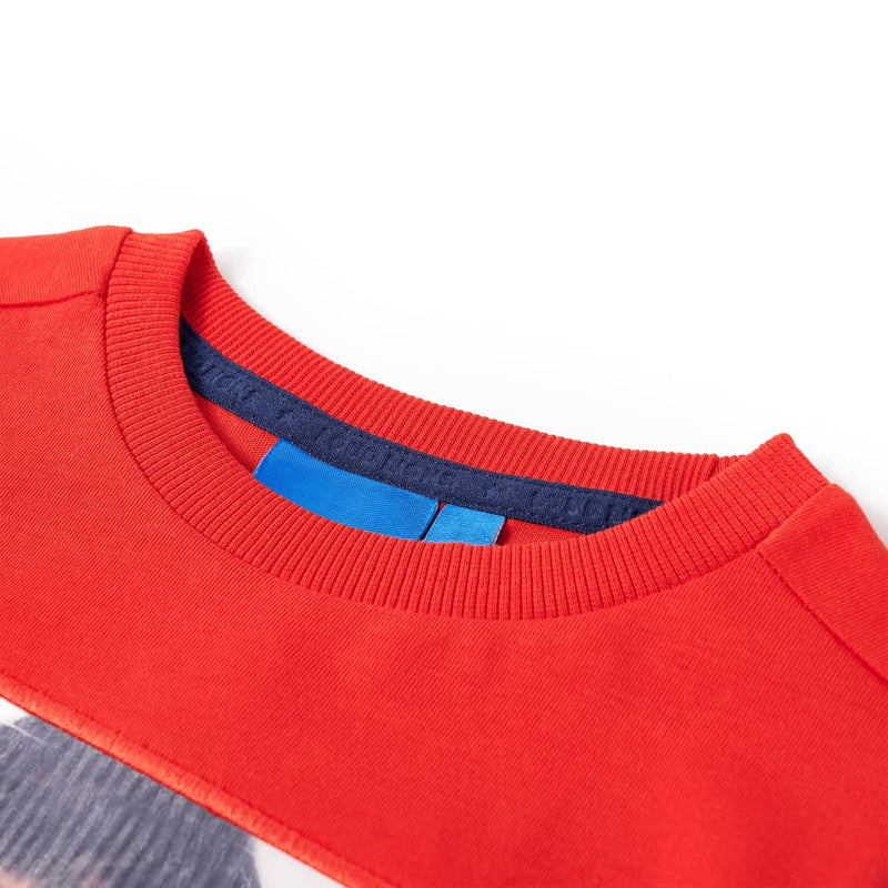 Load image into Gallery viewer, VidaXL Kindershirt met lange mouwen 104 rood
