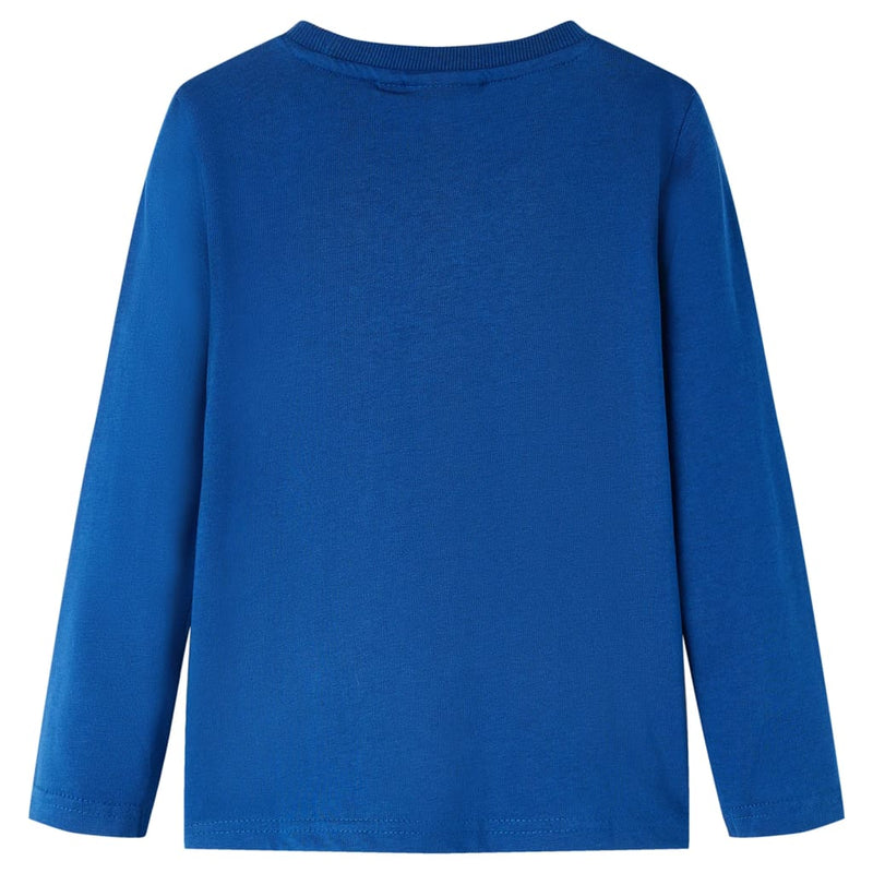 Load image into Gallery viewer, VidaXL Kindershirt met lange mouwen 104 donkerblauw
