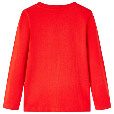 Vidaxl kindershirt met lange mouwen 116 rood