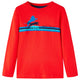 VidaXL Kindershirt met lange mouwen 128 rood