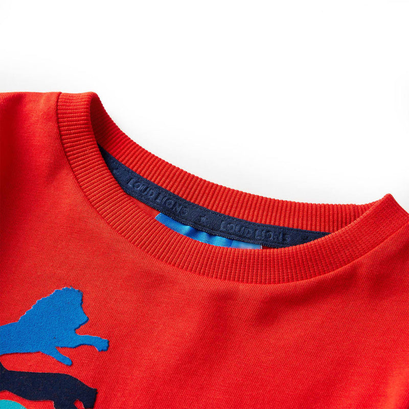 Load image into Gallery viewer, VidaXL Kindershirt met lange mouwen 128 rood
