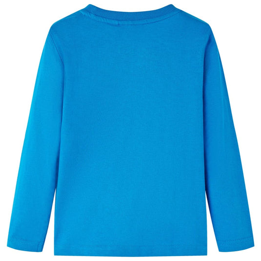 Vidaxl kindershirt met lange mouwen 116 kobaltblauw