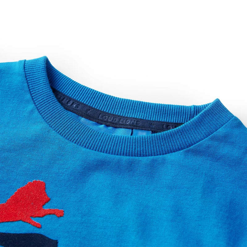 Load image into Gallery viewer, Vidaxl kindershirt met lange mouwen 128 kobaltblauw
