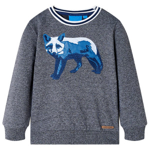 Vidaxl kindertrui 92 gemêleerd marineblauw