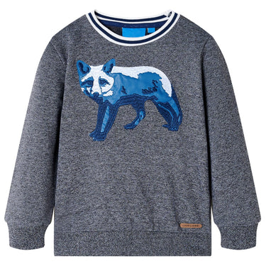 Vidaxl kindertrui 92 gemêleerd marineblauw