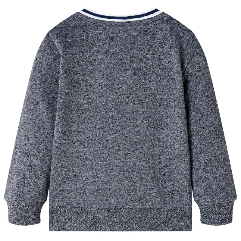 Load image into Gallery viewer, Vidaxl kindertrui 116 gemêleerd marineblauw
