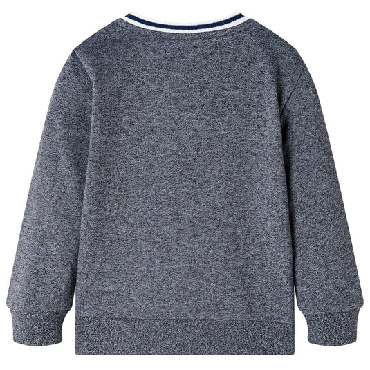 Vidaxl kindertrui 116 gemêleerd marineblauw
