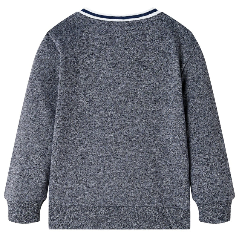 Load image into Gallery viewer, Vidaxl kindertrui 140 gemêleerd marineblauw
