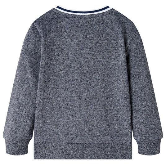 Vidaxl kindertrui 140 gemêleerd marineblauw