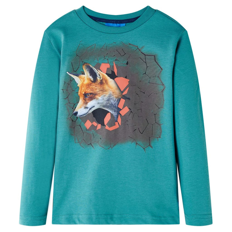Load image into Gallery viewer, Vidaxl kindershirt met lange mouwen 116 donkerzeeblauw
